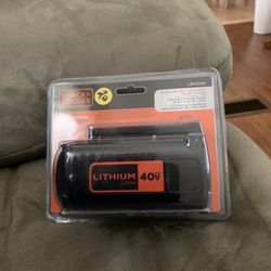 Black & Decker Battery 40volts $45