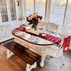 Dining / Kitchen Table + Chairs / Bench