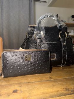 Dooney & Burke purse and wristlet