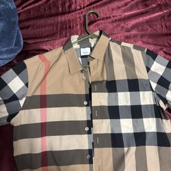 burberry xl shirt