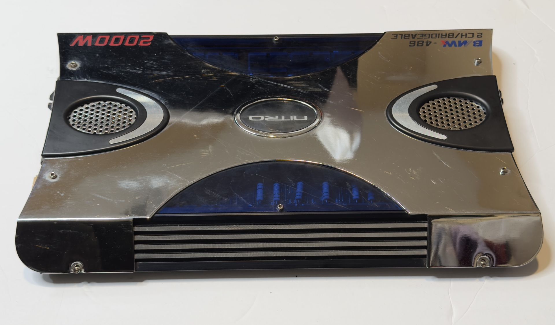 Nitro Amplifier 2000w  BMWx-486 (2ch/BRIDGEABLE)