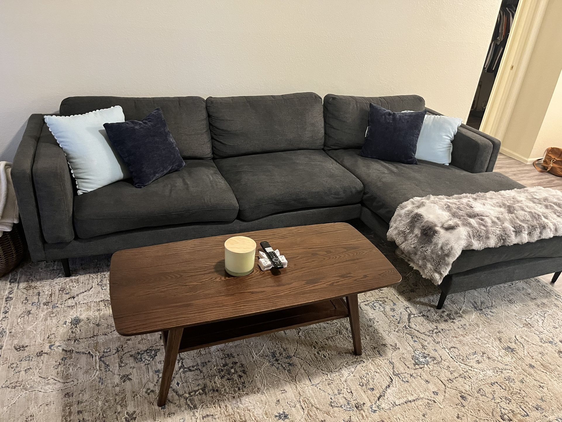 Grey Sectional Couch