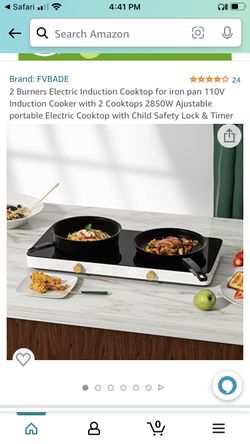 Gourmet Dual induction cooker