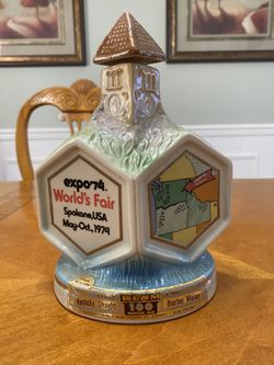 Rare, Vintage 1974 Jim Beam Spokane World’s Fair Decanter