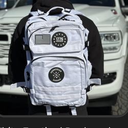 GOONZQUAD LIMITED EDITION WHITE TACTICAL BACKPACK - BRAND NEW