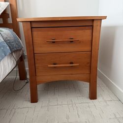TWO Wooden Bedside Tables