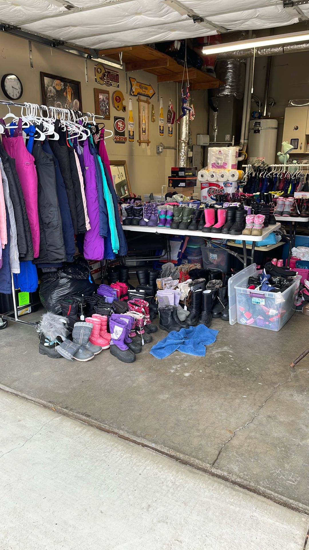 Snow Pants N Boots For Small Kids 15.00 Each Stop By