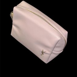 Yves Saint Laurent Pink Cosmetic Case with Modern Design