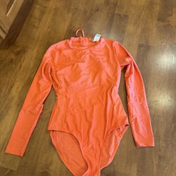 Woman’s Sandflower One Piece Long Sleeve Swimsuit Shipping Available 