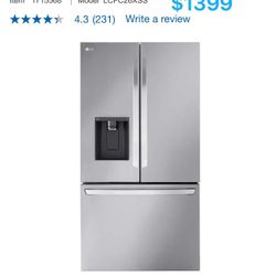 LG Counter Depth Refrigerator