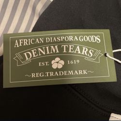 Black denim tears hoodie
