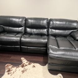 Leather Sofa Set