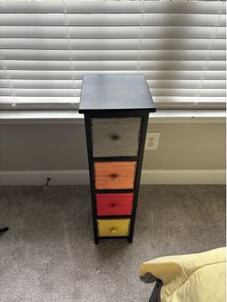 Decorative drawers with pastel colors
