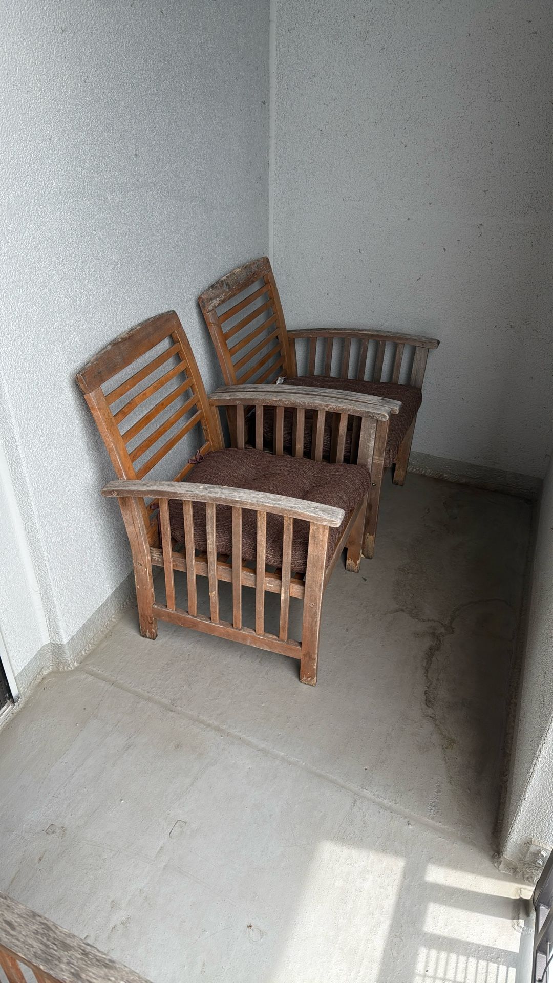 2 Outdoor Chairs