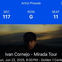 Ivan Cornejo Tickets Sacramento 