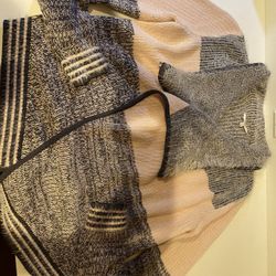 Pink/Grey Long Sleeve Sweater 
