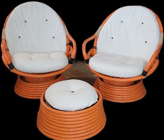 Vintage Rattan Chairs 