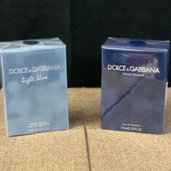 Dolce & Gabbana Light Blue and Pour Homme Authentic 