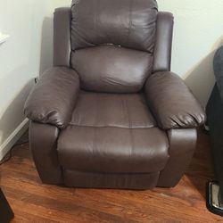 Leather Reclining Chair 