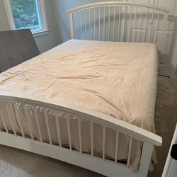 Queen Bed frame With Mattress/box Spring