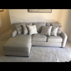 Taupe/Tan Sectional Sofa