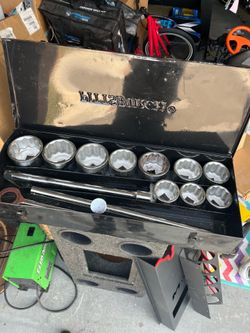 Pittsburgh 95377 1 in. Drive SAE Jumbo Socket Set