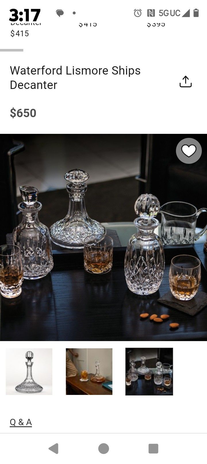 Waterford Crystal Lizmore