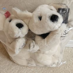 Victoria's Secret  Collectable Dogs Spike And Lily  Stuffed Animals  Birthday Gift  