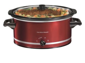 Hamilton Beach 8 Quart Large Capacity Slow Cooker - Red,