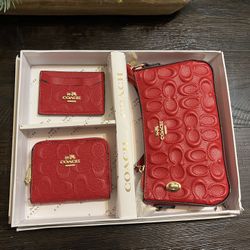 Shoulder Red Bag (3in1 Set)
