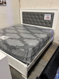 QUEEN BED FOR SALE (AVAILABLE IN KING*) !!NO CREDIT NEEDED !! TAKE IT HOME TODAY!! 🚛 SAME DAY DELIVERY AVAILABLE 🚚 Se Habla Español