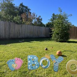 Gender Reveal ‘Boy Or Girl’ Signs
