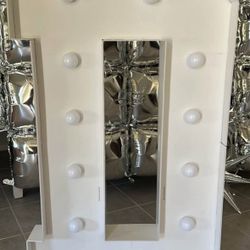 4Ft Light up letter D