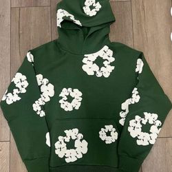 Denim Tears Green Hoodie Medium