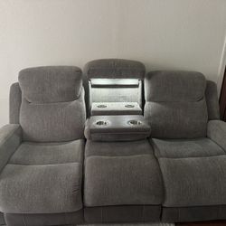 Gray Couches 2 And 3 Seats