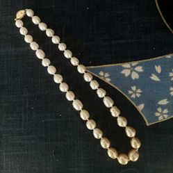 18in Ombre South Seas Pearl Necklace With Sterling Silver Clasp
