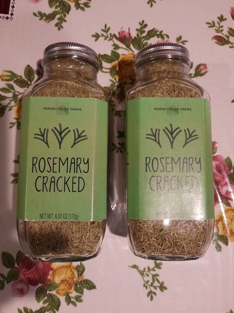 XL 6.7oz Jars - Cracked Rosemary $5 Each