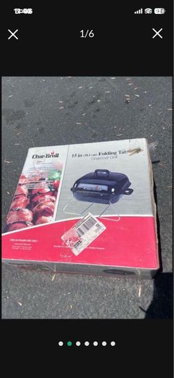 Paid $60 Char-Broil Portable Outdoor 15 Square Charcoal Grill