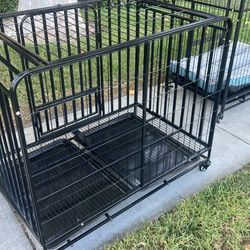 L48” Dog Crates Heavy Duty 