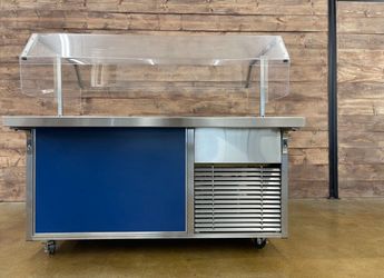 Salad or food bar, refrigerated