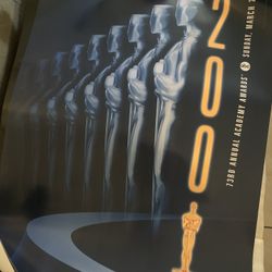 73rd Academy Awards Show Oscars  - original movie poster 27x40 - 2001 EX