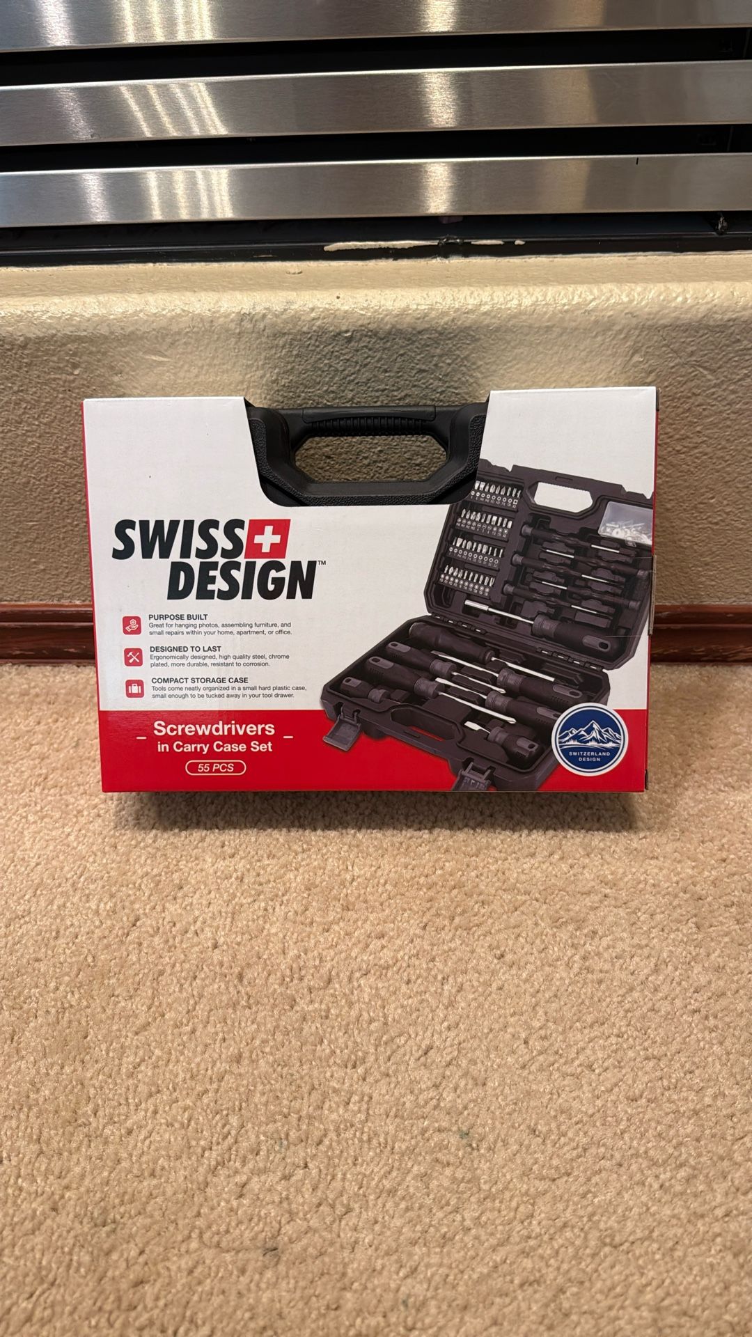 New In Box 55 Piece Screwdriver Set With Carrying Case