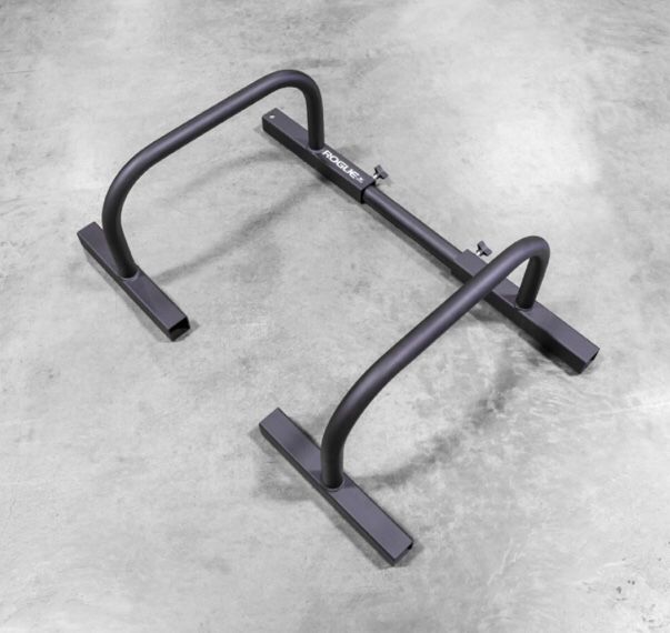 Rogue Parallettes with cross bar