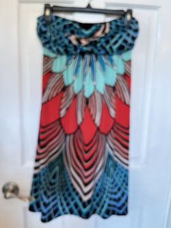 Nicole by Nicole Miller peacock dress