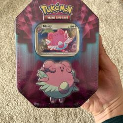 The 2019 Pokémon TCG Strong Bonds Tin (Blissey edition)