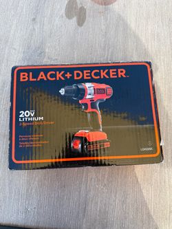 Black+Decker 20V Lithium 2-Speed Drill/Driver