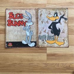 Tin Metal Artwork - Looney Tunes