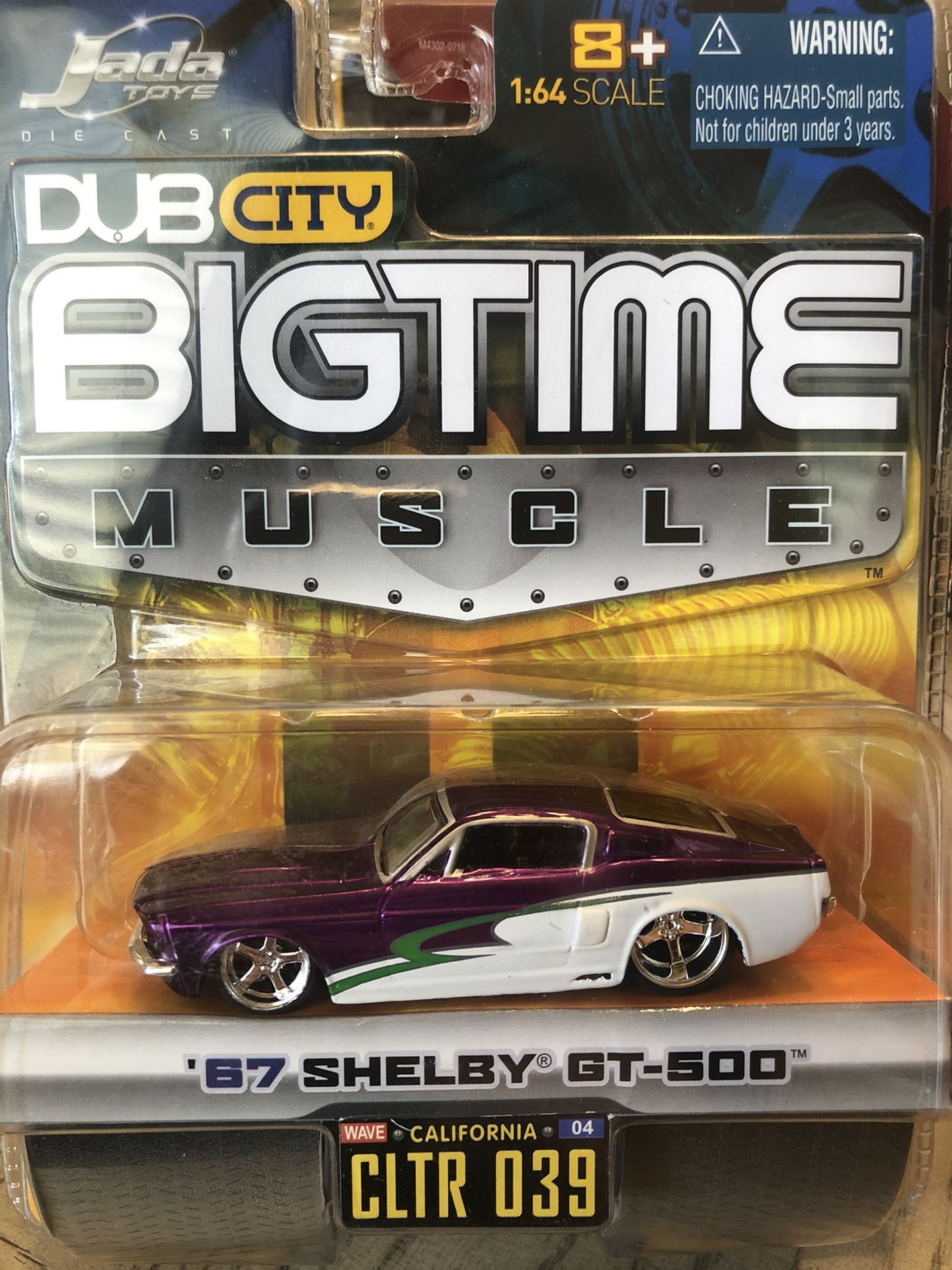 Jada Toys Dub City BIGTIME Muscle '67 Shelby Gt-500 Die-Cast 1/64 039 Wave 4