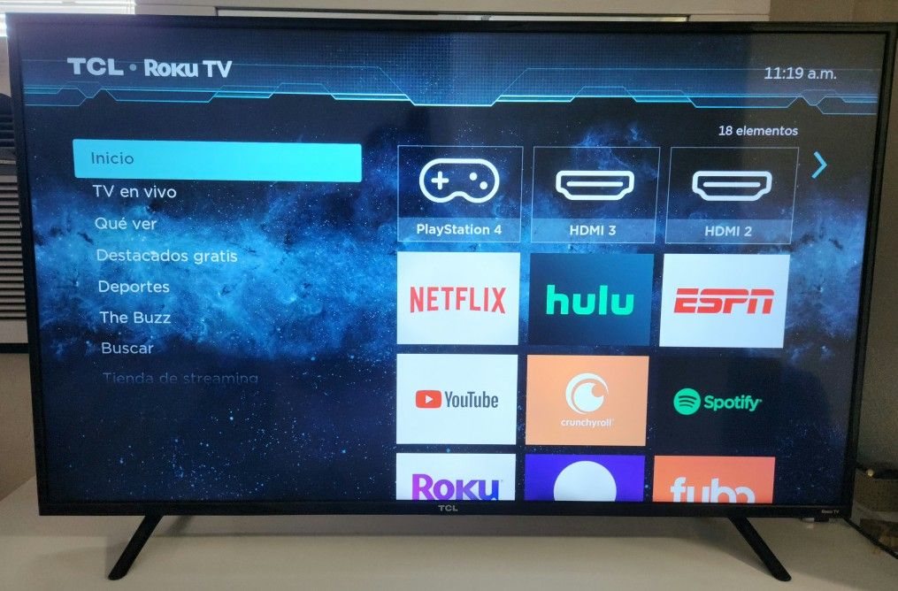 TCL 55' Roku Tv 4K UHD Model 55S401.