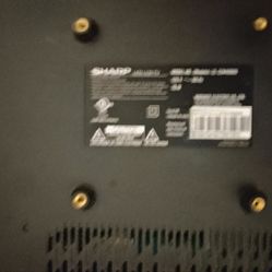 Broken sharp TV